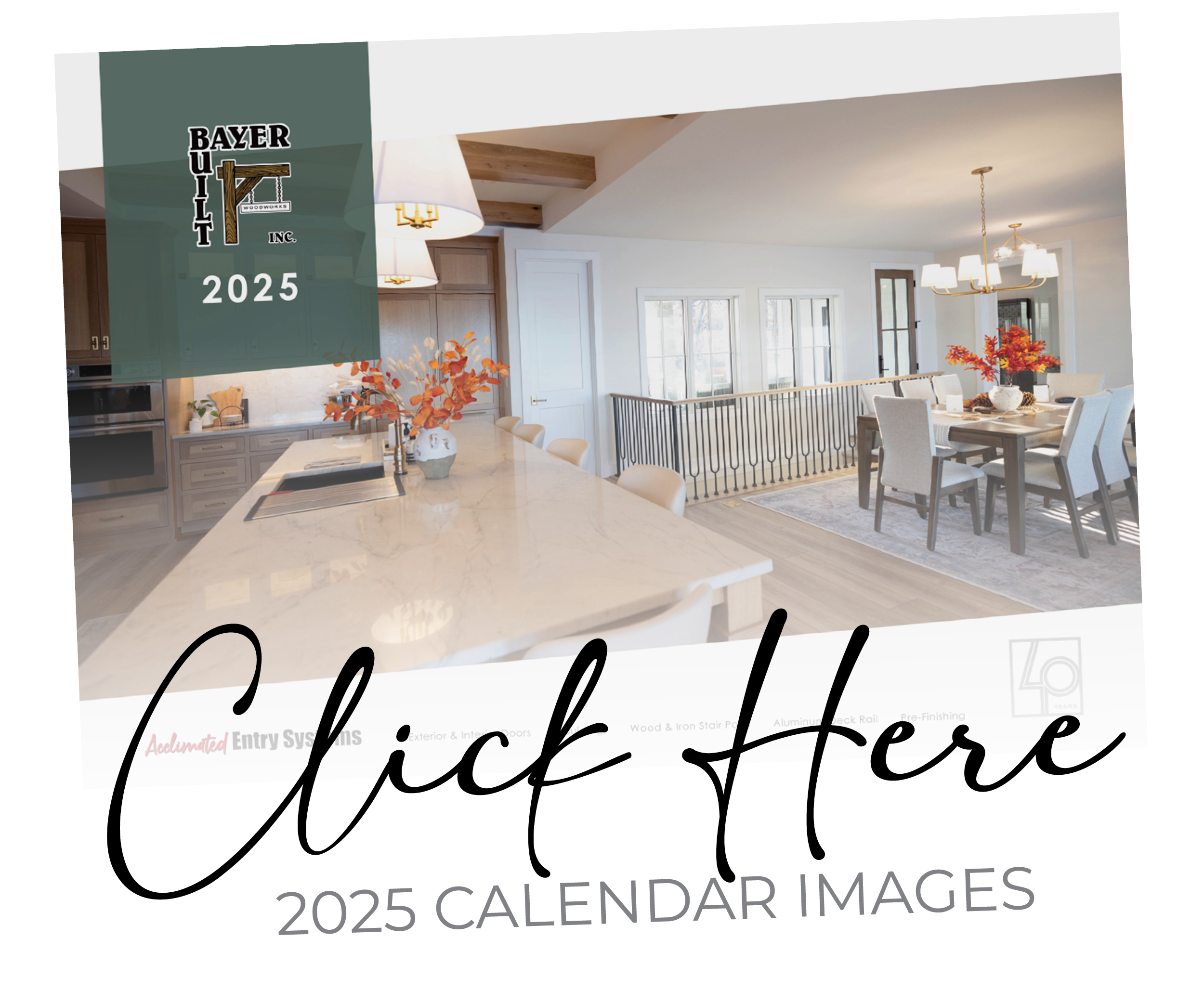 2025 Calendar | Bayer Built Woodworks